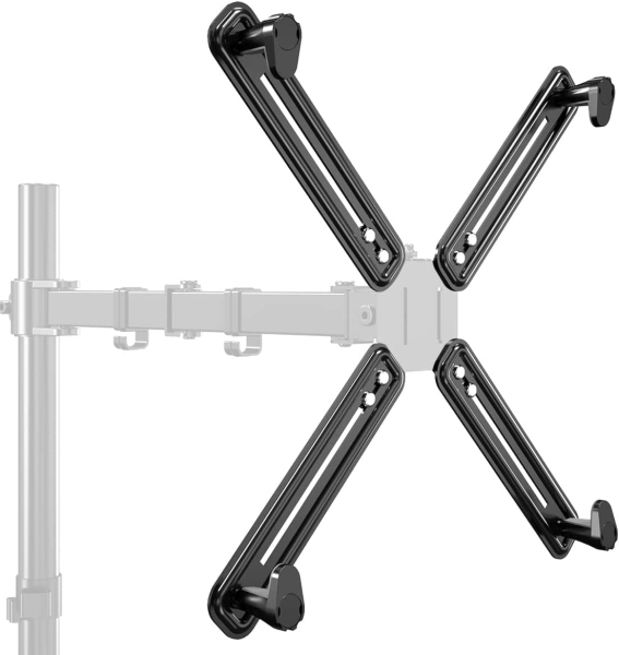 Suptek NON-VESA adapter for monitor arm mounting kit for 13–27 inch screens, suitable for 75×75 mm and 100×100 mm WK002