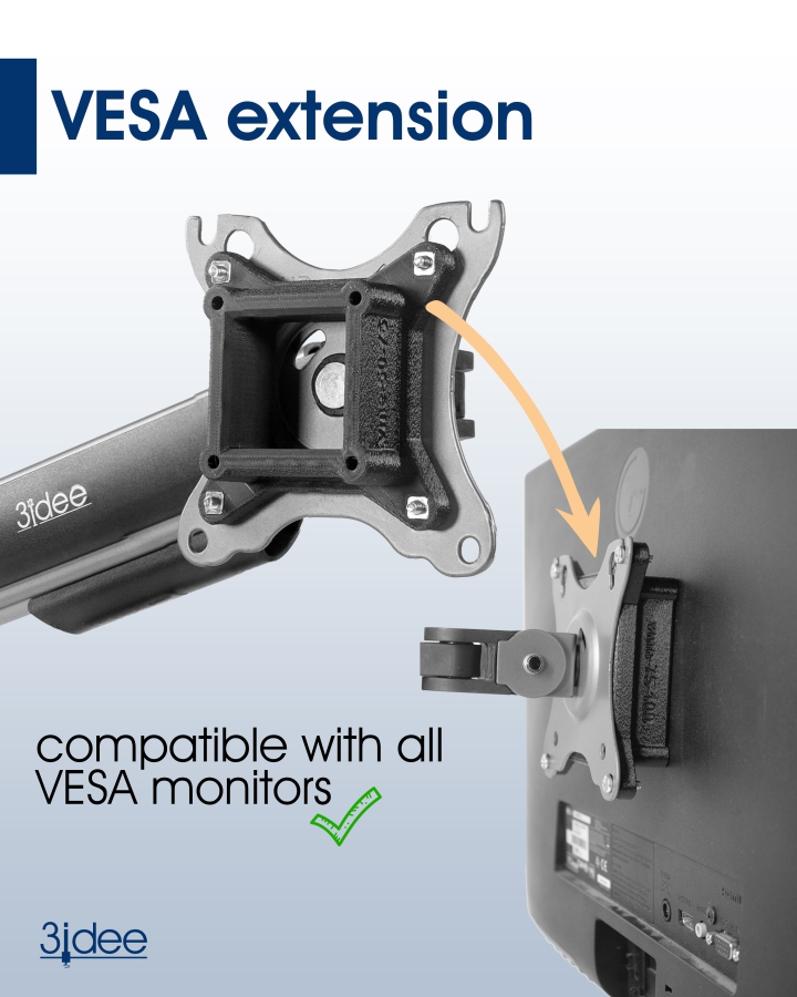 3IDEE VESA Adapter Set 50–100