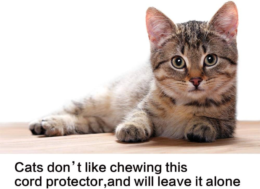 Alex Tech Self-Closing Cable Sleeve 13mm x 3.1m (Woven Cable Wrap) (Cuttable Cable Protector for TV, PC & Car – Heat Resistant & Bite Proof against Cats.)