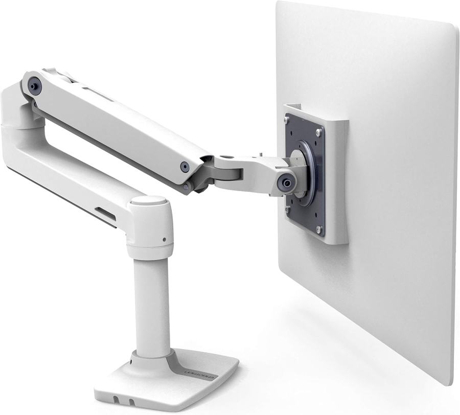 Ergotron LX Monitor Arm White 34" | up to 11.3 kg (Premium Monitor Arm with Patented Constant Force Technology for Effortless Positioning up to 11.3 kg)