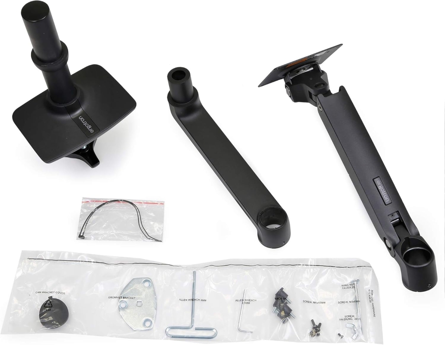 Ergotron LX Monitor Desk Mount (Black) for Screens up to 34 Inch (Premium Monitor Arm with Patented Constant Force Technology for Effortless Positioning up to 11.3 kg)