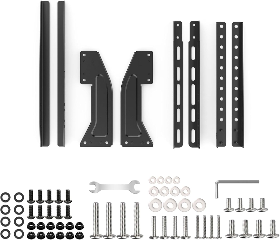 GRIFEMA Universal TV Stand Feet for 22–80 Inch TVs (Height Adjustable) (Stable Replacement Stand up to 50 kg Load Capacity – VESA max. 800x400 mm)