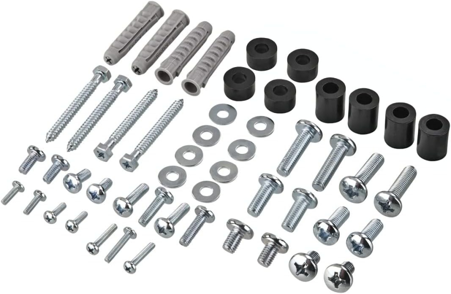 Hama TV Wall Mount Tiltable for 32-75 Inch TVs (VESA 400x400) (Ultra-flat TV bracket (2.4 cm wall clearance) – Continuously 10° tiltable, up to 35 kg load capacity.)