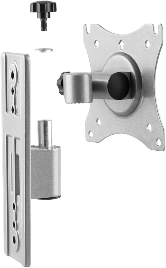 My Wall HC1-1L TV Wall Mount for Motorhomes & Caravans (13-32 Inch) – Lockable & Compact (Safe travel thanks to locking mechanism: 1-Joint Mount, 55° Tilt & Swivel – For 33-81 cm Screens – 20-Year Warranty.)