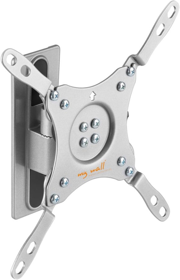 My Wall TV Wall Mount for Motorhomes & Caravans (HC2-1L) – Lockable & Vibration Dampened (Secure Hold While Driving: Lockable, Swivel & Tilt – Up to 15 kg – 20-Year Warranty.)