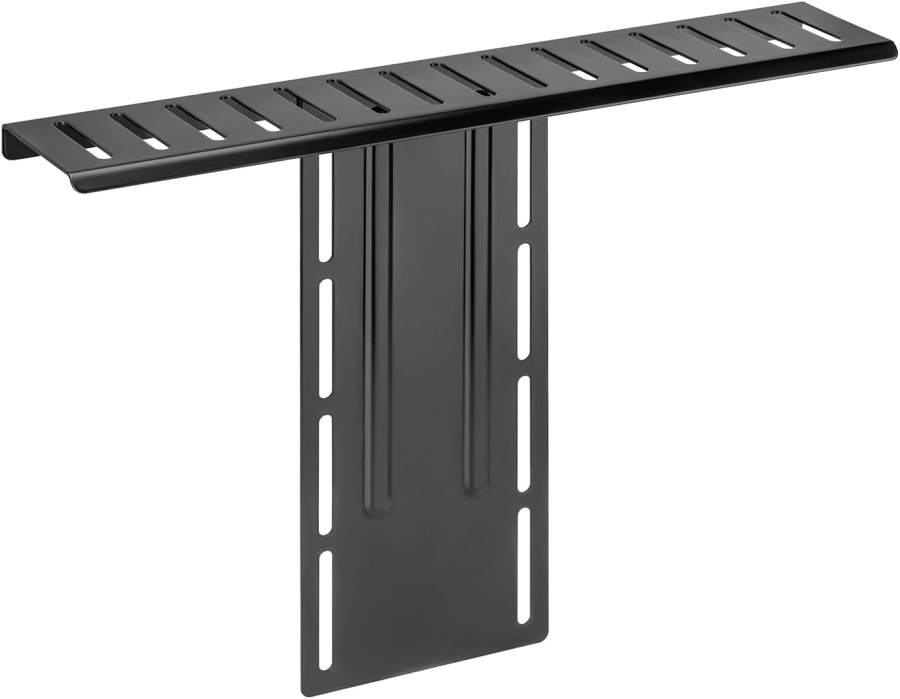 NanoRS RS464 All-in-One VESA Mount for Camera & Light (Monitor Shelf) (VESA 100x100 Shelf (40 x 8.6 cm) for Webcam, Ring Light & Microphone – Up to 3 kg Load Capacity)