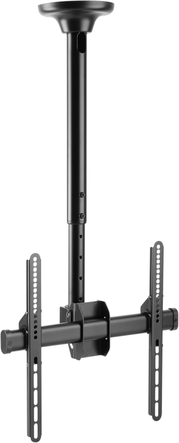 RICOO TV Ceiling Mount (D0244) for 32–55 Inch TVs (Robust ceiling mount with up to 50 kg load capacity – 360° Swivel, Tiltable & Height Adjustable.)