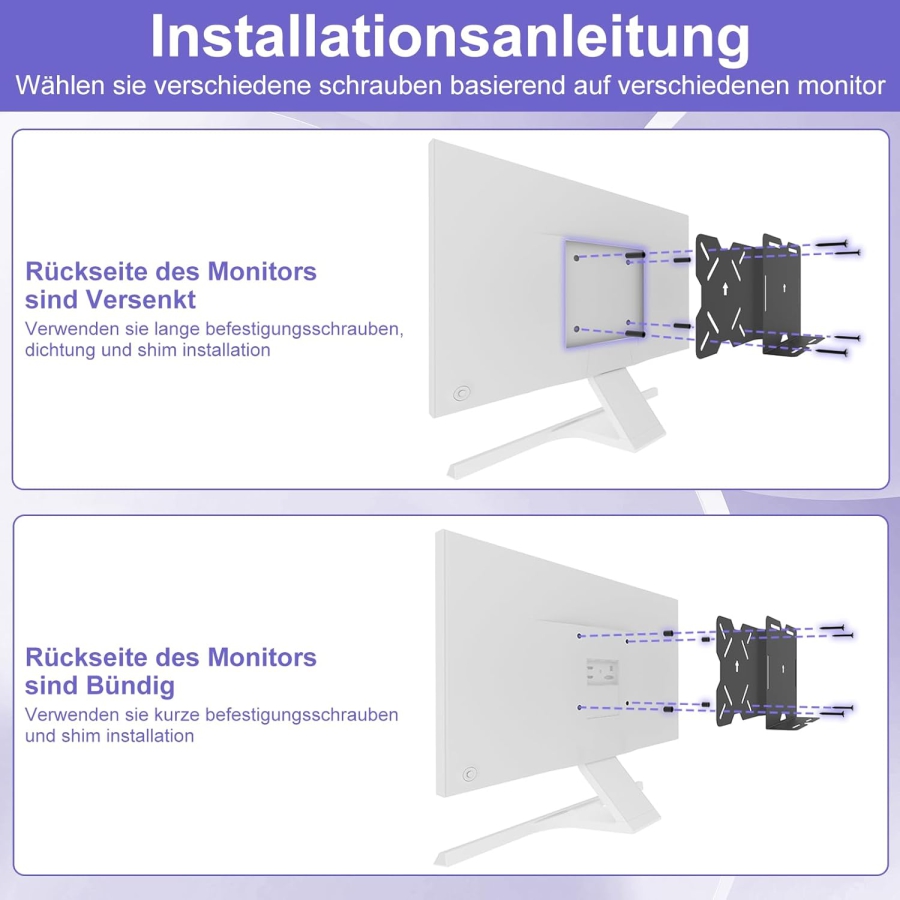 Universal VESA Mount for Mini PC, Modem & Thin Client (Dell, HP, Lenovo) (Adjustable Strap Mount for Devices up to 50 cm Circumference – Mount on Monitor Arm or Back)