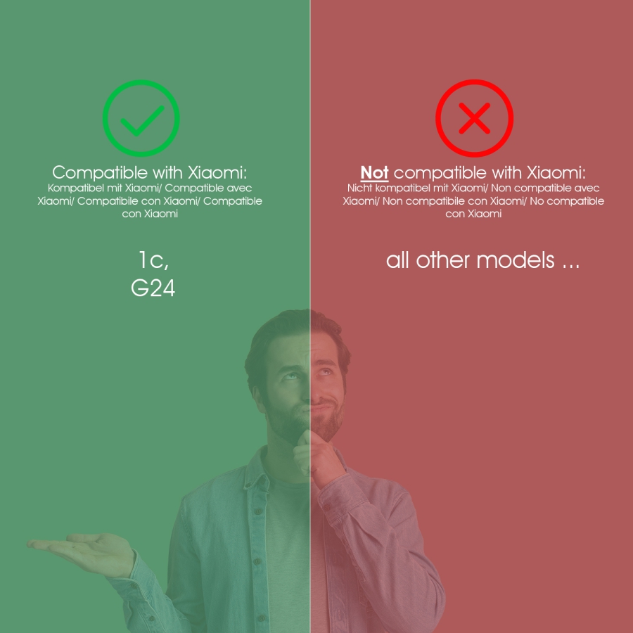 VESA adapter compatible with Xiaomi Mi 23.8" 1C monitor