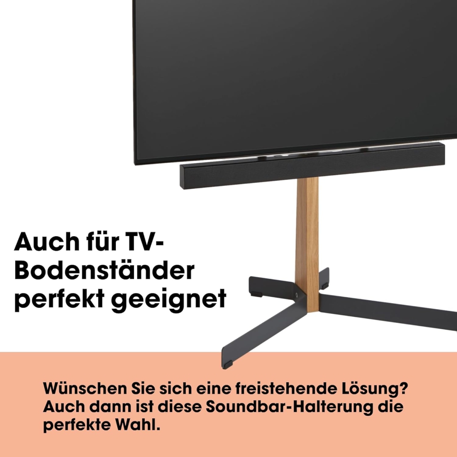 Vogel’s Premium Soundbar Mount for Sonos Arc (Ultra), Beam & Playbar (Universal TV attachment for synchronized sound – Also compatible with Bose, Samsung & LG up to 6.5 kg)