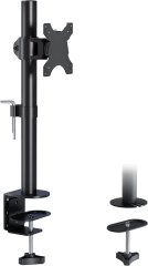 BONTEC Monitor Mount, Table Mount for 13-34 inch Screens, Fully Movable, Ergonomic Design, Height Adjustment, For Gaming & Office Use, Supports up to 10kg, VESA 75/100 Compatible